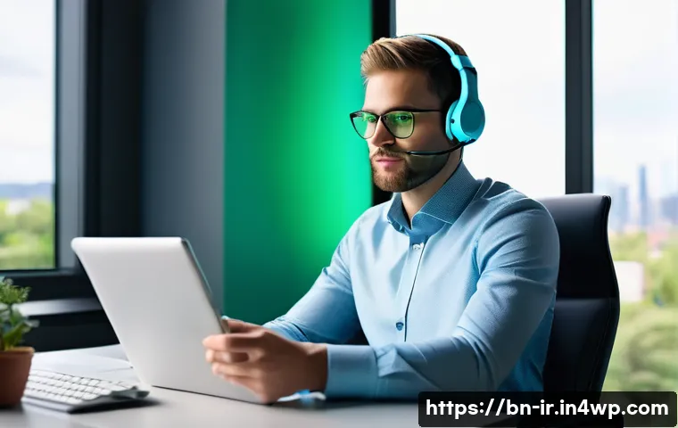 가정용 뇌파 모니터링 장비 리뷰 - **Prompt 1: Enhanced Focus and Productivity**
"A young professional, wearing smart casual attire...